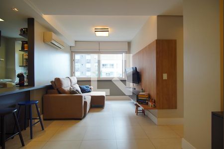 Sala de apartamento à venda com 2 quartos, 60m² em São Sebastião, Porto Alegre