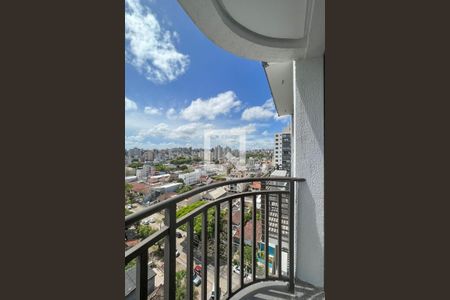 Varanda da Sala de kitnet/studio à venda com 1 quarto, 37m² em Jardim Botânico, Porto Alegre