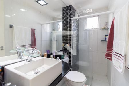 Banheiro de apartamento para alugar com 2 quartos, 61m² em Vila Santa Teresa (zona Sul), São Paulo
