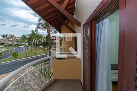 Varanda Suite 1 de casa de condomínio à venda com 4 quartos, 450m² em Residencial Vila Verde, Campinas