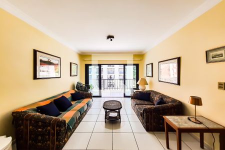 Sala  de apartamento para alugar com 4 quartos, 179m² em Barra Funda, Guarujá