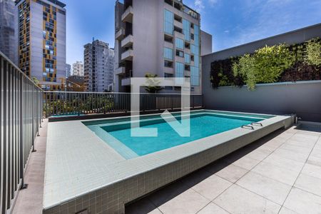 Studio para alugar com 25m², 1 quarto e sem vagaPiscina