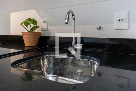 Cozinha de kitnet/studio para alugar com 1 quarto, 25m² em Sumarezinho, São Paulo