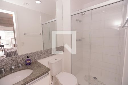 Banheiro de apartamento para alugar com 1 quarto, 40m² em Bela Vista, São Paulo