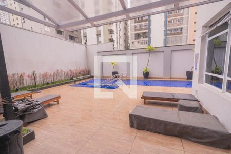 Área comum - Piscina de apartamento para alugar com 1 quarto, 40m² em Bela Vista, São Paulo
