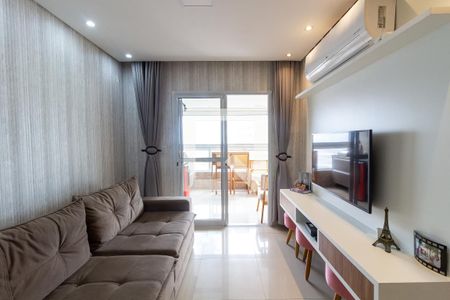 Sala de apartamento para alugar com 2 quartos, 87m² em Aviação, Praia Grande