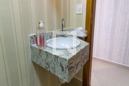 Apartamento para alugar com 87m², 2 quartos e 2 vagasDetalhe do lavabo