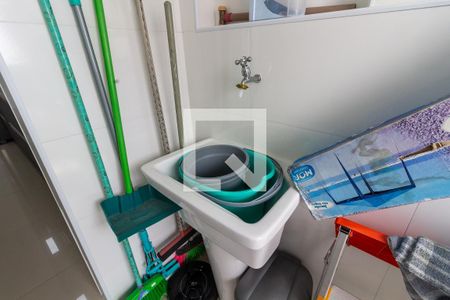 Apartamento para alugar com 87m², 2 quartos e 2 vagasDetalhe da área de serviço