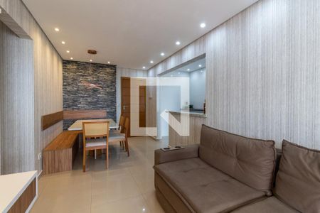 Sala de apartamento para alugar com 2 quartos, 87m² em Aviação, Praia Grande