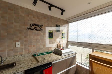 Apartamento para alugar com 87m², 2 quartos e 2 vagasDetalhe da varanda