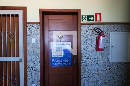 Casa para alugar com 28m², 1 quarto e sem vaga Casa para alugar com 28m², 1 quarto e sem vagaPorta - plaquinha instalada