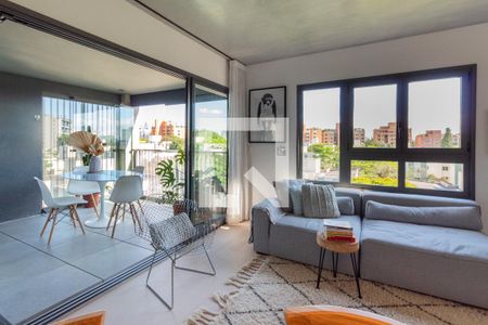 Sala de apartamento para alugar com 1 quarto, 54m² em Vila Madalena, São Paulo