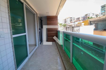 Varanda da Sala de apartamento para alugar com 2 quartos, 64m² em Freguesia (jacarepaguá), Rio de Janeiro