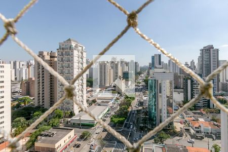 Vista do Quarto de apartamento à venda com 1 quarto, 42m² em Indianópolis, São Paulo