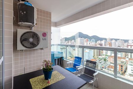 Varanda de apartamento para alugar com 2 quartos, 72m² em Boqueirão, Praia Grande