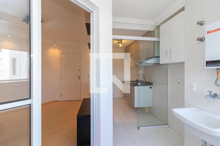 Varanda da Sala de apartamento para alugar com 2 quartos, 47m² em Vila Bela Vista (zona Norte), São Paulo