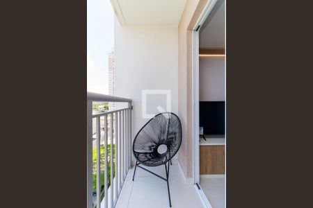 Varanda  de apartamento para alugar com 1 quarto, 30m² em Jardim Caravelas, São Paulo