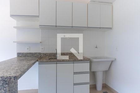 Cozinha de apartamento para alugar com 1 quarto, 32m² em Setor Noroeste, Brasília