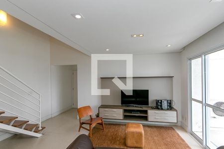 Sala de apartamento para alugar com 2 quartos, 79m² em Campo Belo, São Paulo