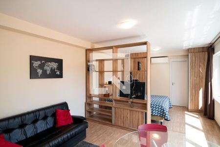 Studio / Sala Cozinha de kitnet/studio para alugar com 1 quarto, 42m² em Brooklin Paulista, São Paulo