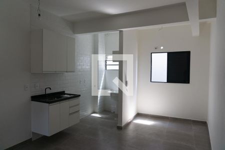 Sala/Cozinha de apartamento para alugar com 1 quarto, 34m² em Bela Vista, São Paulo