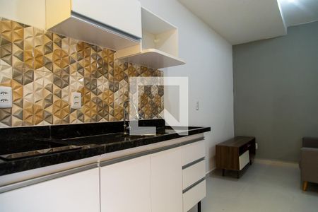 Cozinha de apartamento para alugar com 1 quarto, 30m² em Vila Fachini, São Paulo