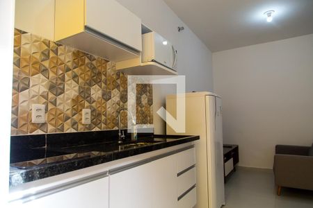 Cozinha de apartamento para alugar com 1 quarto, 30m² em Vila Fachini, São Paulo