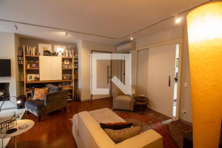 Sala de apartamento à venda com 3 quartos, 128m² em Brooklin Paulista, São Paulo