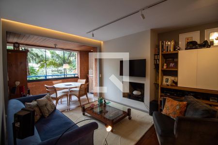 Sala de apartamento à venda com 3 quartos, 128m² em Brooklin Paulista, São Paulo
