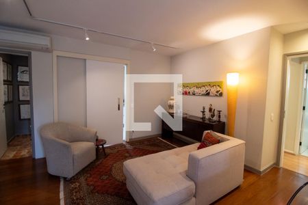 Sala de apartamento à venda com 3 quartos, 128m² em Brooklin Paulista, São Paulo