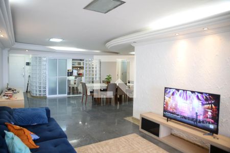 Sala de apartamento para alugar com 3 quartos, 203m² em Canto do Forte, Praia Grande