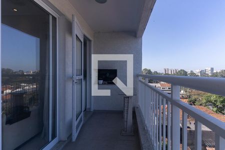 Varanda da Sala de apartamento à venda com 2 quartos, 62m² em Vila Isa, São Paulo