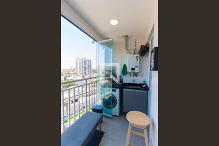 Varanda da Sala de apartamento para alugar com 2 quartos, 45m² em Vila Prudente, São Paulo
