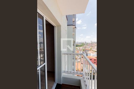Varanda da Sala de apartamento para alugar com 2 quartos, 52m² em Vila Príncipe de Gales, Santo André