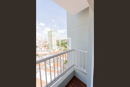 Varanda da Sala de apartamento para alugar com 2 quartos, 52m² em Vila Príncipe de Gales, Santo André