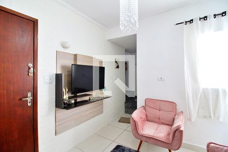 Sala de apartamento para alugar com 3 quartos, 72m² em Jardim Alzira Franco, Santo André
