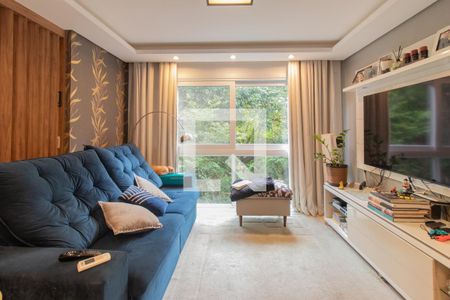 Sala de casa de condomínio à venda com 3 quartos, 255m² em Nonoai, Porto Alegre