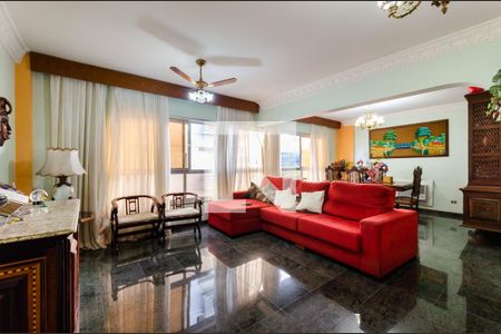 Sala de apartamento para alugar com 4 quartos, 157m² em Aparecida, Santos