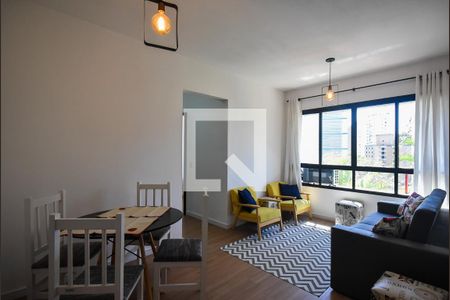 Sala de apartamento à venda com 1 quarto, 54m² em Vila Andrade, São Paulo