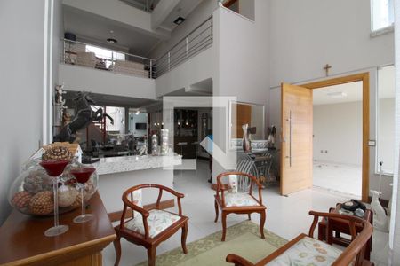 Sala de Estar de casa de condomínio para alugar com 3 quartos, 420m² em Jardim Residencial Giverny, Sorocaba