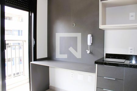 Studio à venda com 23m², 1 quarto e sem vagaDetalhe da cozinha