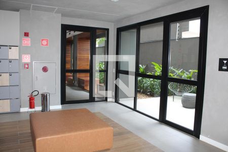 Studio à venda com 23m², 1 quarto e sem vagaHall social