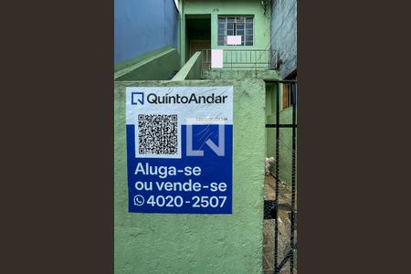 Casa para alugar com 60m², 1 quarto e sem vagaFachada - Plaquinha Instalada