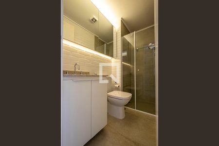 Banheiro de kitnet/studio à venda com 1 quarto, 27m² em Jardim Paulista, São Paulo