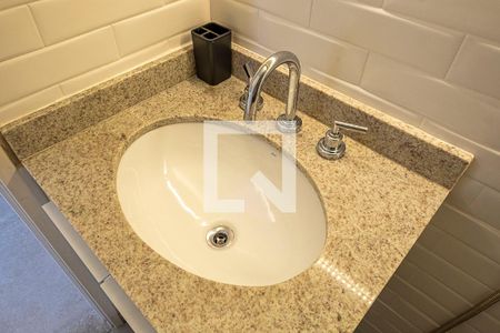 Banheiro de kitnet/studio à venda com 1 quarto, 27m² em Jardim Paulista, São Paulo