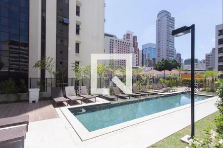 Piscina de kitnet/studio à venda com 1 quarto, 27m² em Jardim Paulista, São Paulo