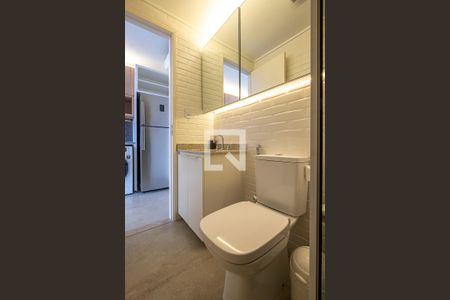 Banheiro de kitnet/studio à venda com 1 quarto, 27m² em Jardim Paulista, São Paulo