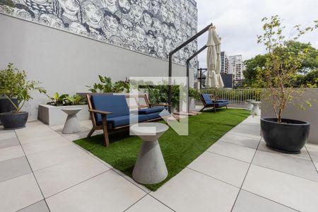 Studio à venda com 27m², 1 quarto e sem vagaTerraço