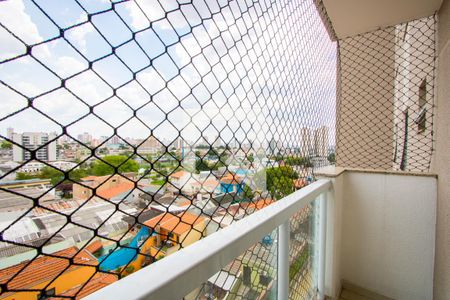 Varanda da sala de apartamento à venda com 2 quartos, 60m² em Vila America, Santo André