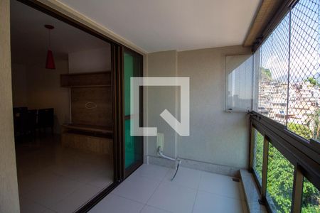 Varanda da Sala de apartamento à venda com 2 quartos, 78m² em Rio Comprido, Rio de Janeiro